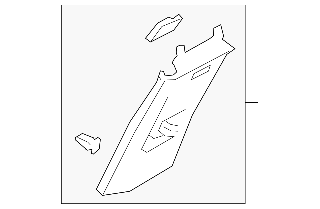 Upper Center Pillar Trim 17A-867-243-D-82V