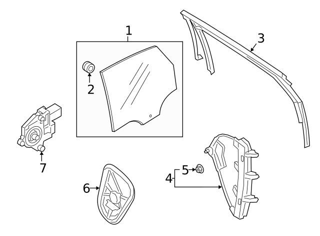 Window Regulator 17A-839-462-D - View 2