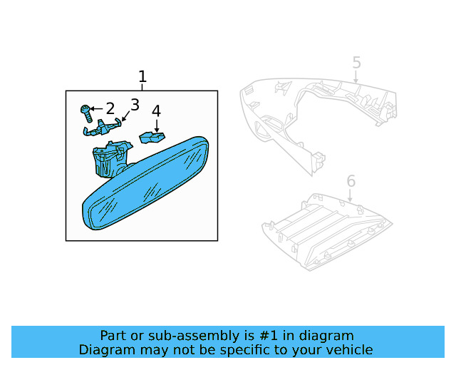 Mirror Inside 3G0-857-511-N-9B9