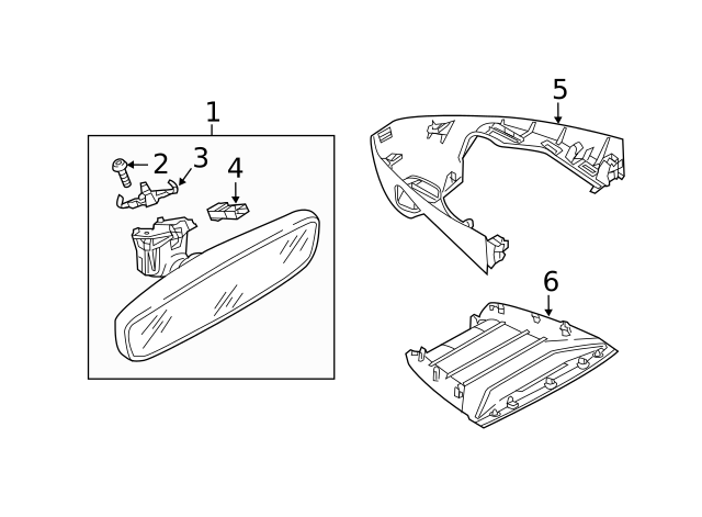 Mirror Inside 3C0-857-511-J-9B9 - View 20