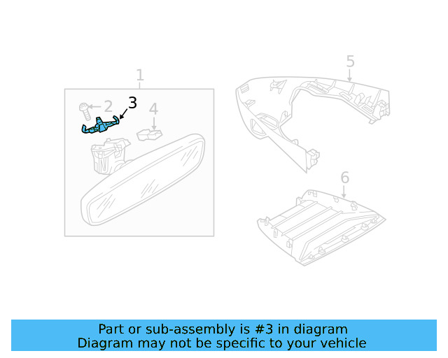 Mirror Inside Retainer Spring 8S0-857-945 - View 25