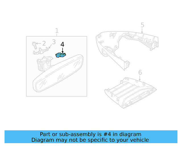 Mirror Inside Connector 8K0-971-834 - View 9