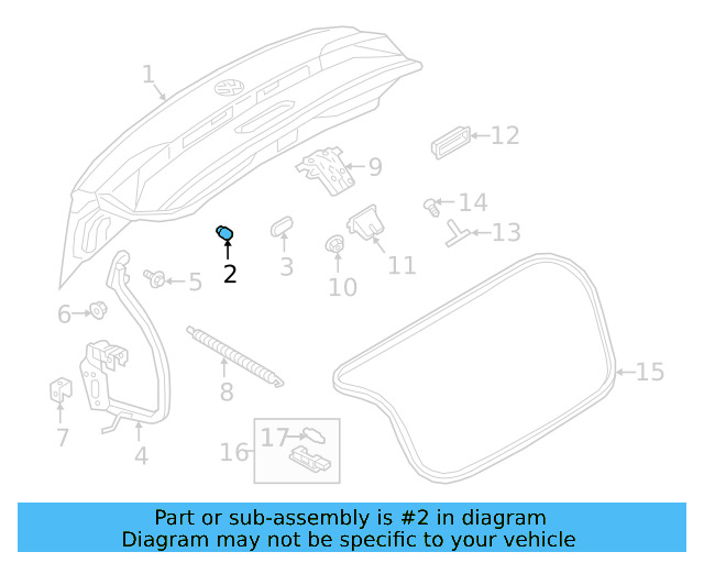 Hood Bumper 357-827-500-A - View 9