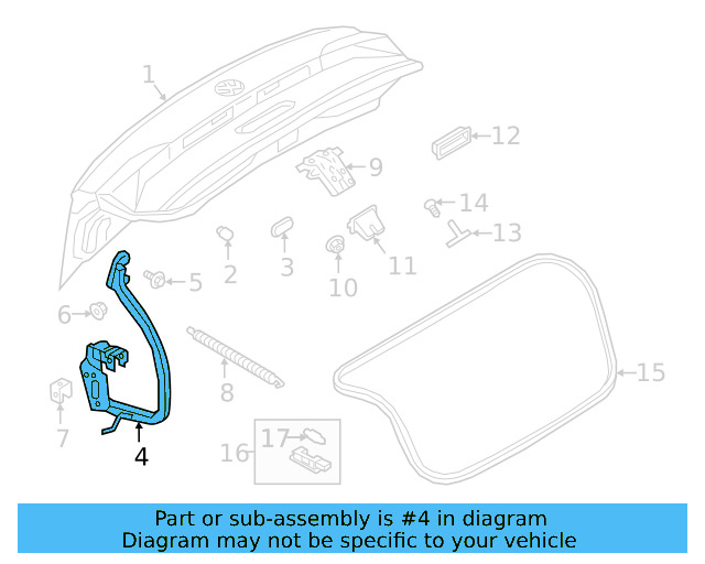Hinge 17A-827-301 - View 3