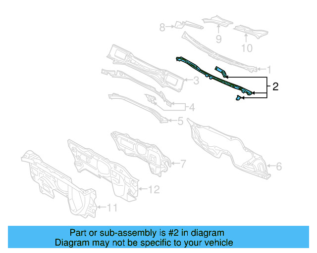 Cross Bar 3C8-803-163