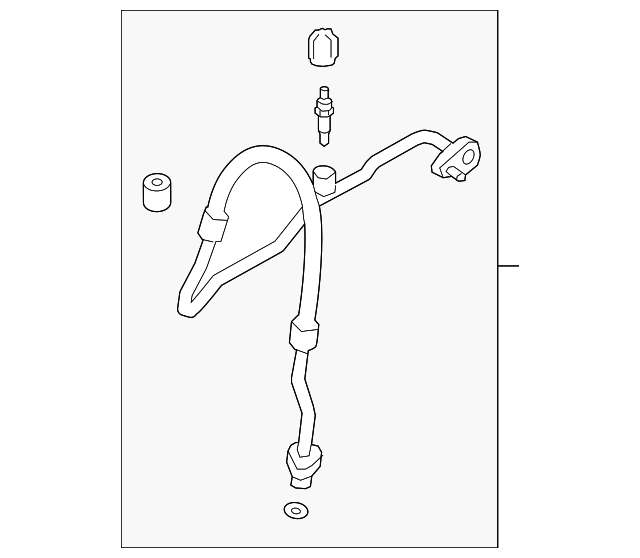 A/C Refrigerant Suction Hose 5Q0-820-743-E - View 3