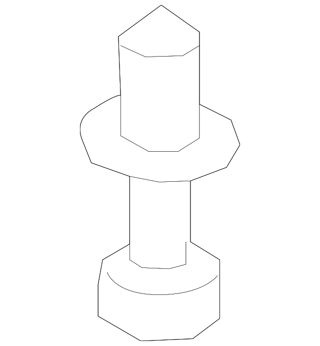 Rocker Molding Rivet 3C0-853-934 - View 22