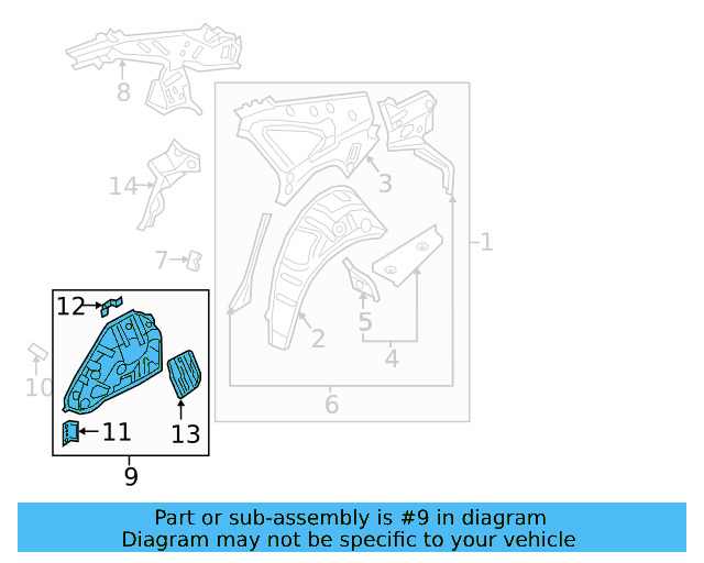 Inner Wheelhouse 17A-809-851 - View 3