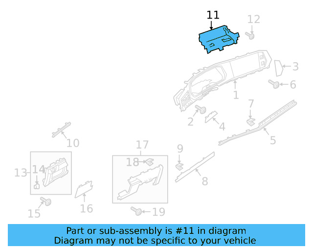 Storage Compartment 17A-857-058 - View 4