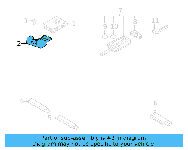 Bracket 5Q1-971-303-D - View 9