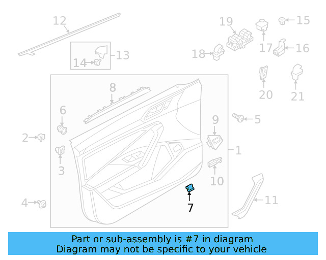 Door Trim Panel Retainer Clip 5G0-868-563 - View 18