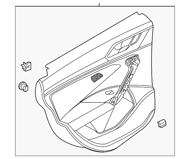Door Trim Panel 17B-867-011-L-UWC