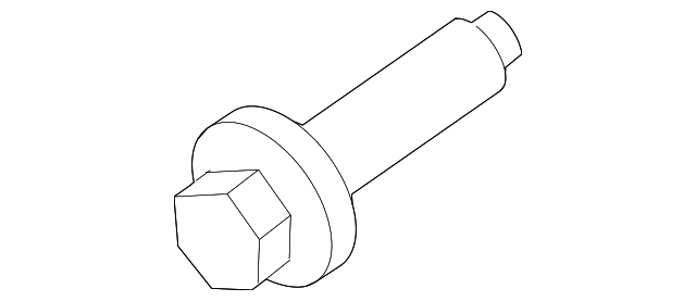 Lower Quarter Trim Screw N-107-307-01 - View 2