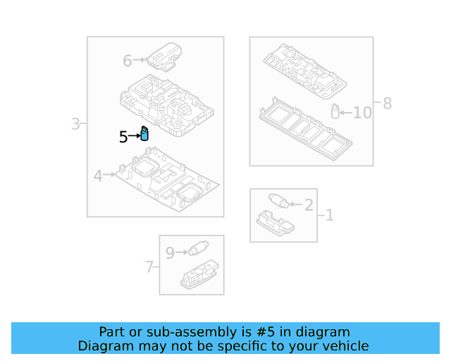 O'head Lamp Bulb N-017-753-5 - View 108