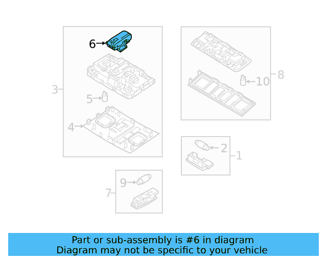 Sunroof Switch 5GM-959-613-HQM