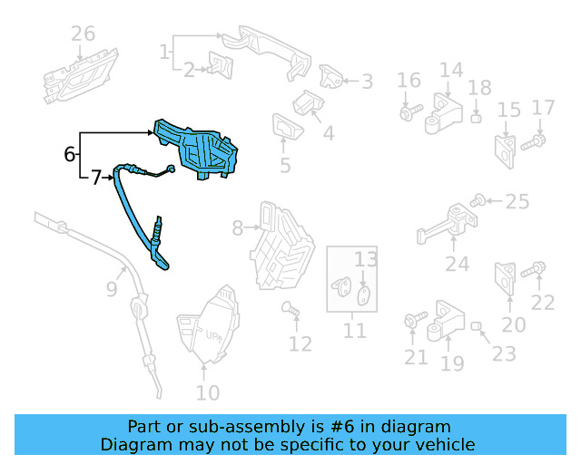 Handle Plate 17A-837-811-E - View 3