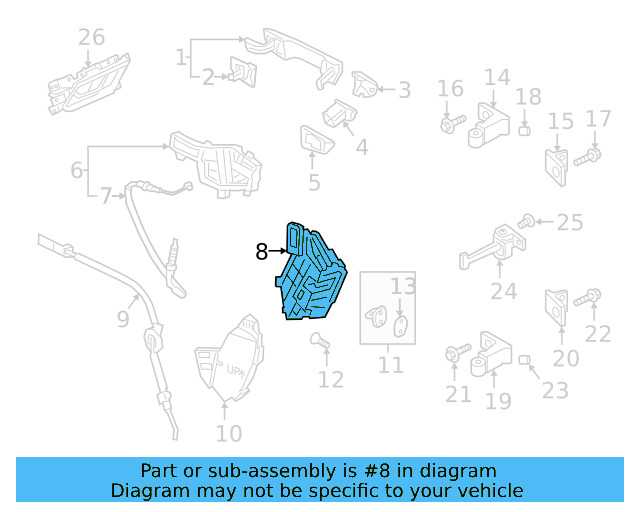 Door Lock Actuator Motor 17A-839-016
