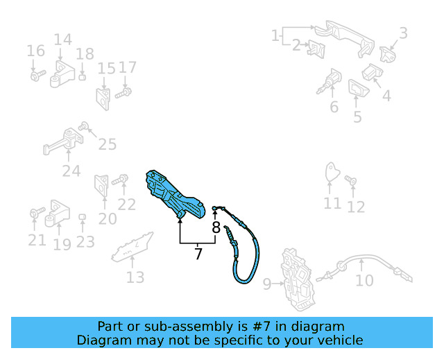 Handle Plate 17B-837-811-E - View 3