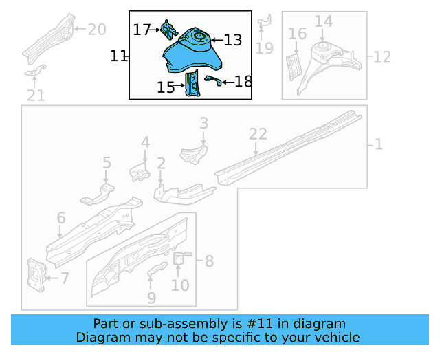 Apron Assembly 5Q0-805-116-E - View 7