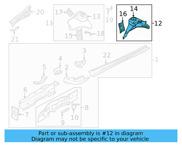 Apron Assembly 5Q0-805-115-E - View 8