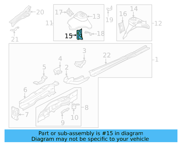 Reinforcement 5Q0-805-078-D - View 13
