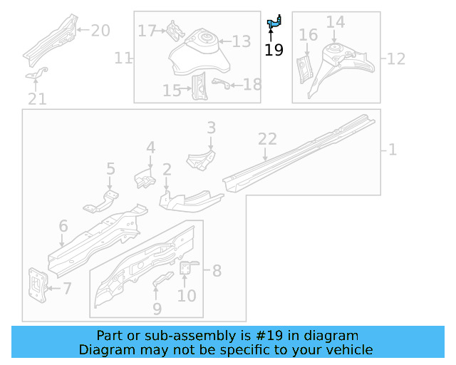 Mount Brace 5Q0-823-402 - View 11