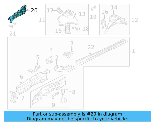 Upper Rail 17A-810-136 - View 2