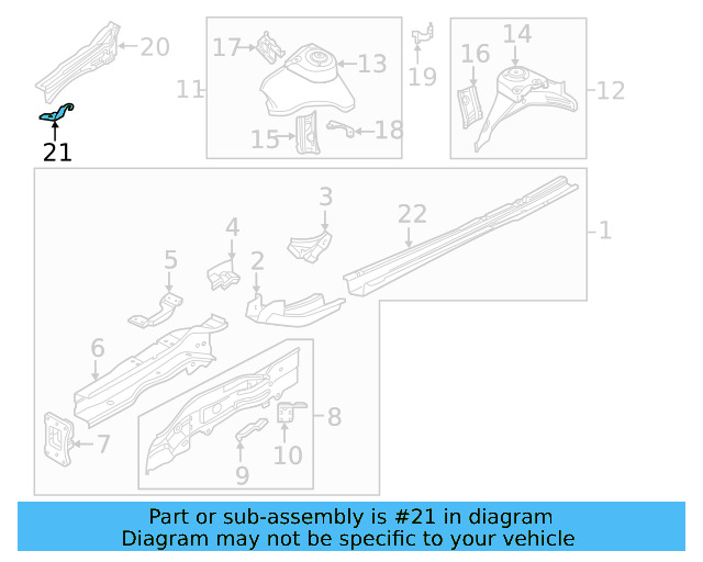 Headlamp Bracket 17A-804-593