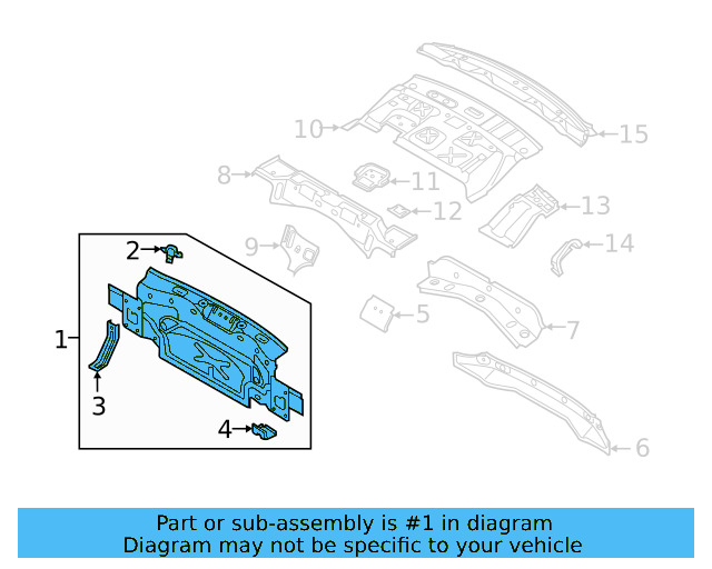 Rear Body Panel 17A-813-301 - View 3