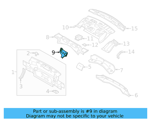 Front Panel Bracket 17A-813-577 - View 3