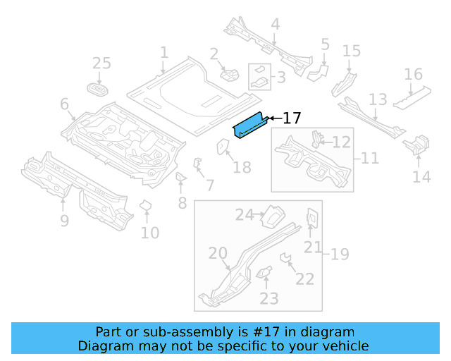 Rail End 5Q0-803-511-D - View 2