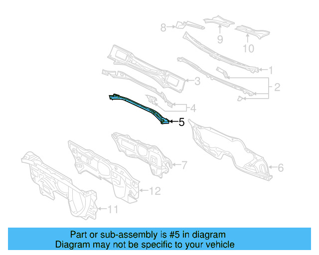 Front Plate 3C0-805-811-A - View 3