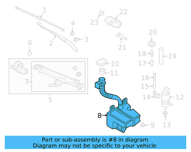 Washer Reservoir 17A-955-453-A - View 3