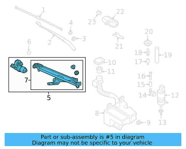 Wiper Motor Assembly 17B-955-023 - View 3