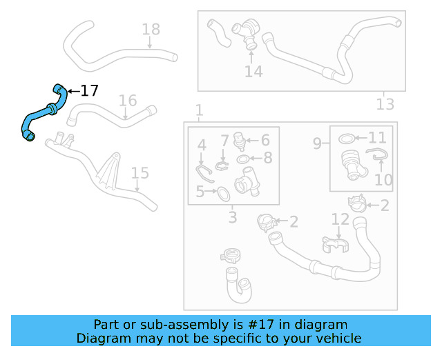 Reservoir Hose 5Q0-122-109-J - View 4