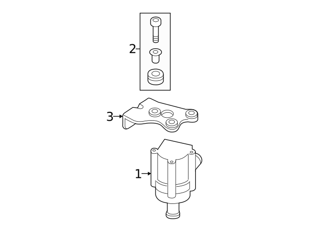 Auxiliary Pump Hardware Kit 5N0-198-093 - View 10