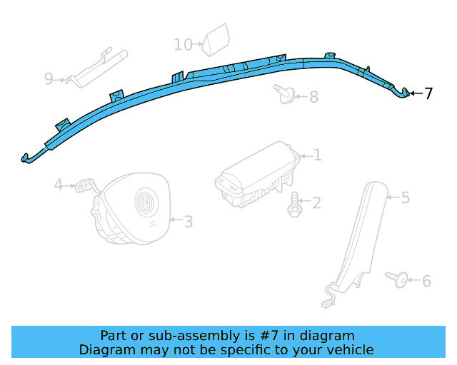 Head Air Bag 17A-880-741-M - View 3