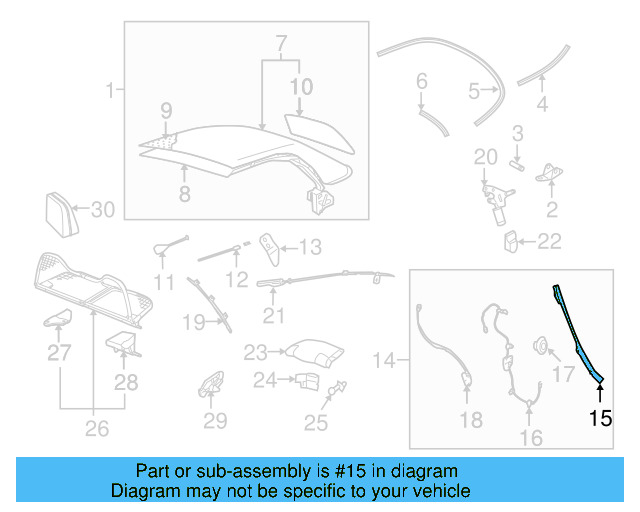 Cable & Guide 1Y0-871-342-B