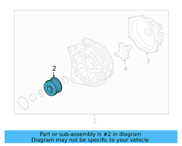 Alternator Pulley 06L-903-219-C - View 6