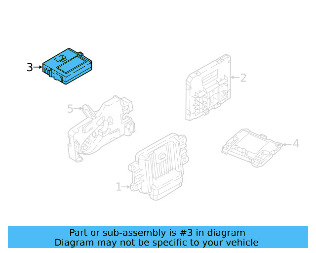 Control Module 3Q0-907-530-AG - View 9