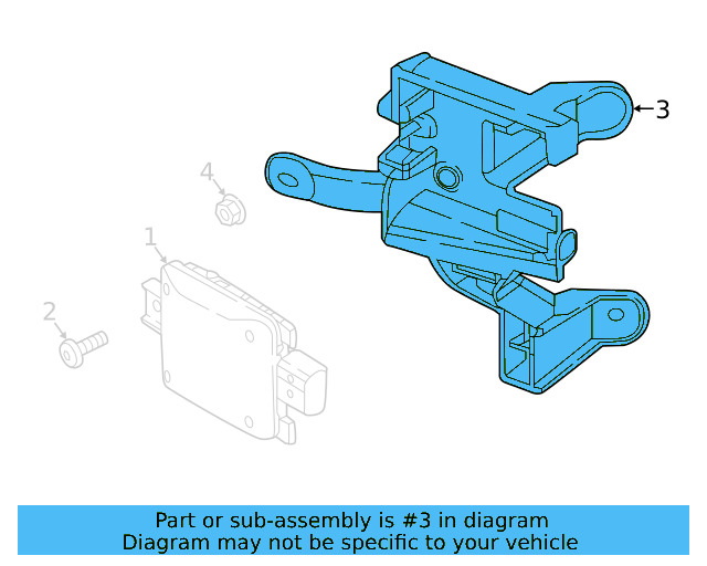 Mount Bracket 17A-907-456 - View 2