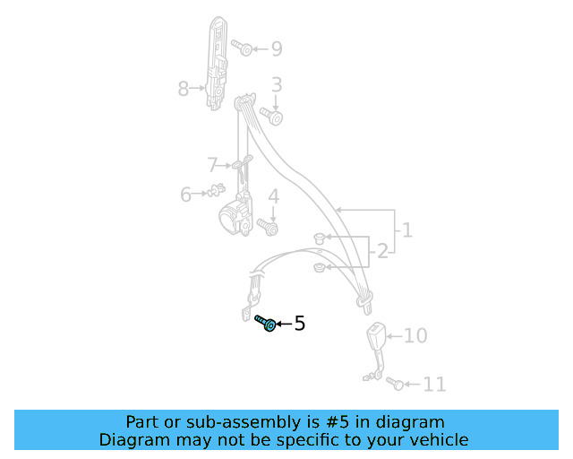 Belt Guide Bolt N-106-321-02 - View 21