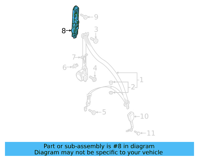 Height Adjuster 4M0-857-819 - View 12