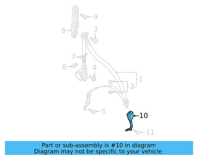 Buckle End 17A-857-756-C-YLZ - View 3