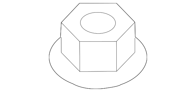 Repair Bracket Nut WHT-002-535