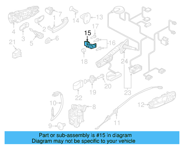 Hinge 7N0-831-402-D - View 13