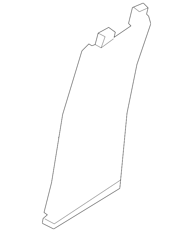 Lower Center Pillar Trim 3G8-867-291-2JV - View 4