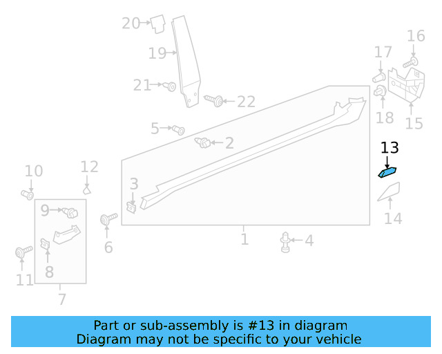 Corner Trim 3G8-853-996-3Q7 - View 3