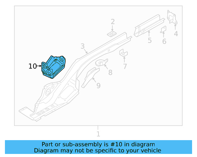 Cover Plate Front Bracket 5Q0-805-758 - View 30
