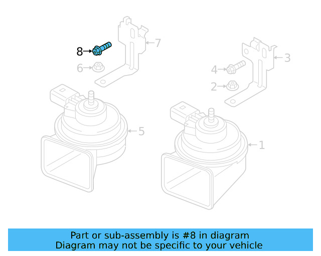 Mount Bracket Lower Bolt N-910-268-02 - View 9